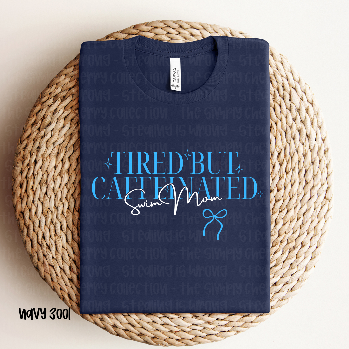 Tired but Caffeinated Swim Mom