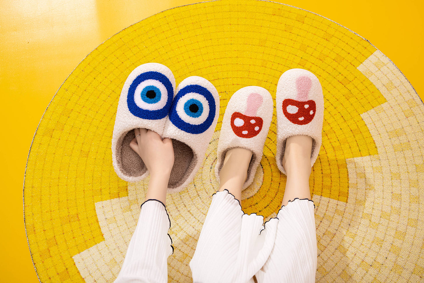 Evil Eye Slippers