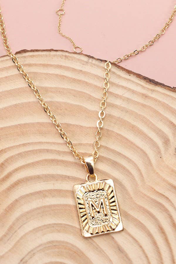 Delicate Initial Pendant