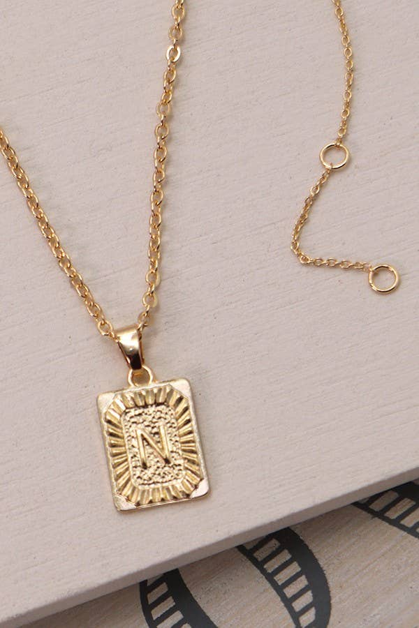 Delicate Initial Pendant
