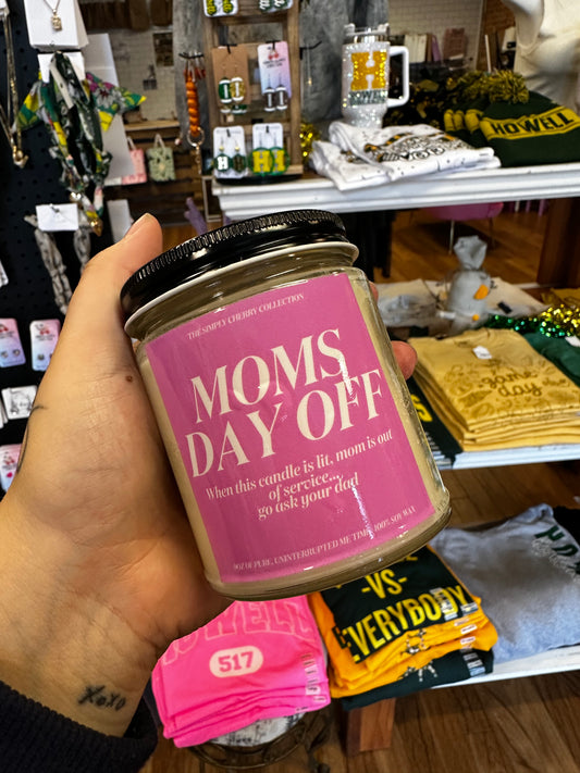 Moms Day Off Candle