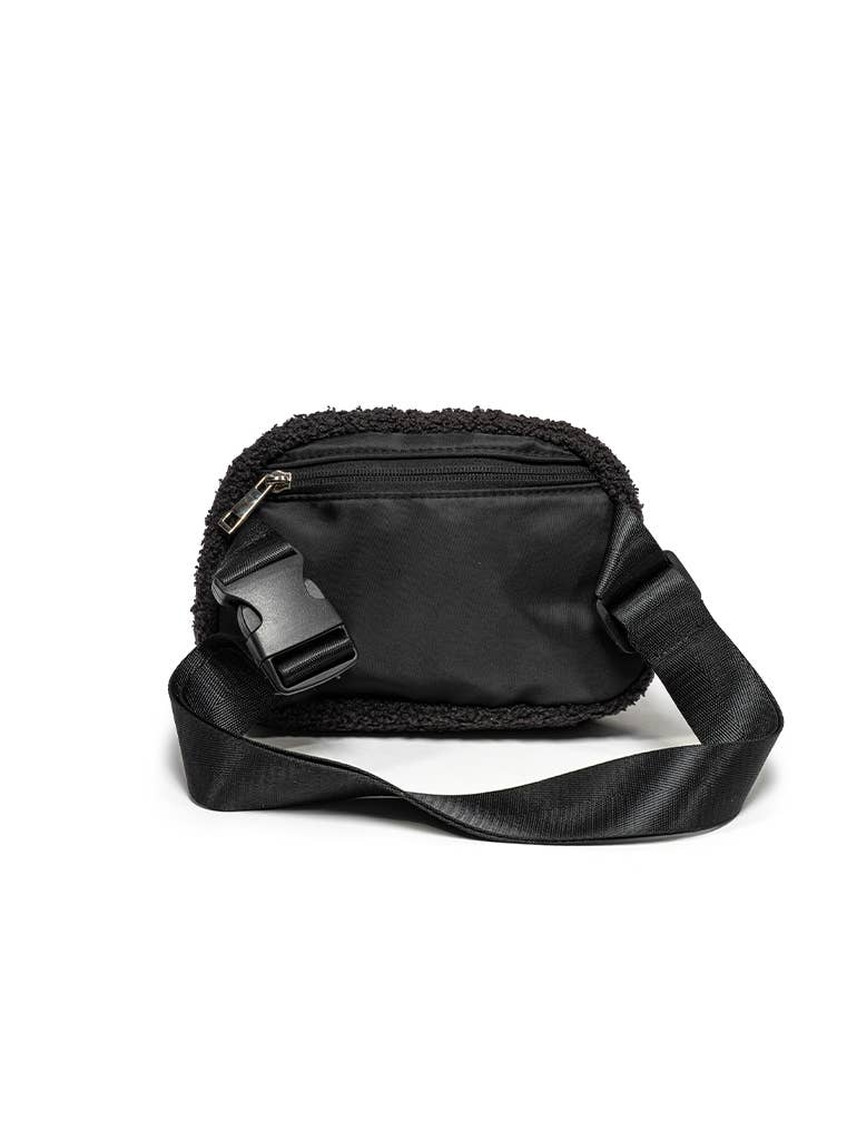 Black and White Belt Bag