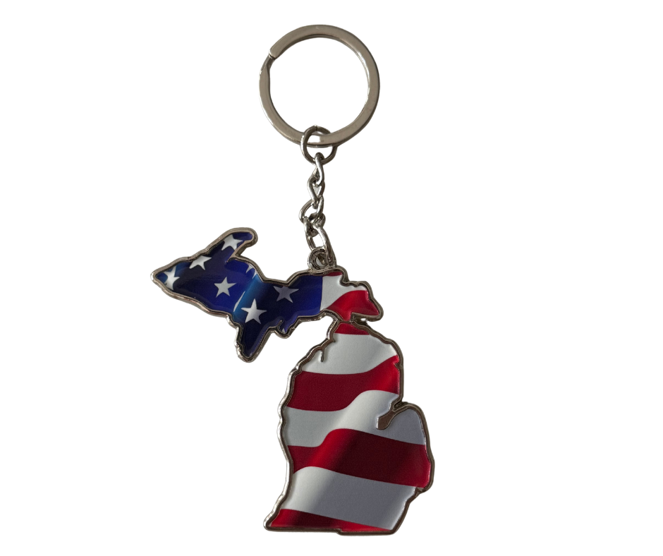 RWB Michigan Keychain