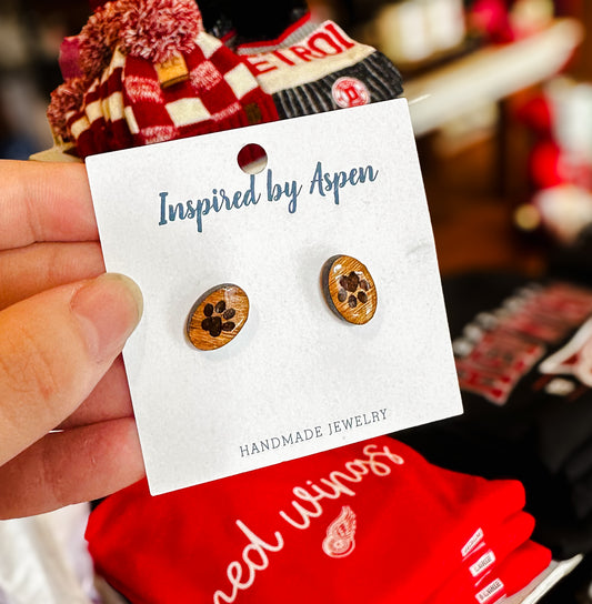 Paw Print Earrings