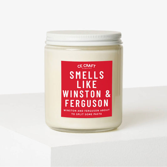 Smells Like Winston & Ferguson Candle