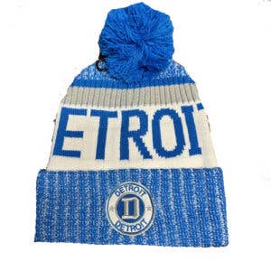 Detroit Lions City Pom Pom Cuff Knit Hat