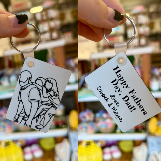 Father's Day Keychain