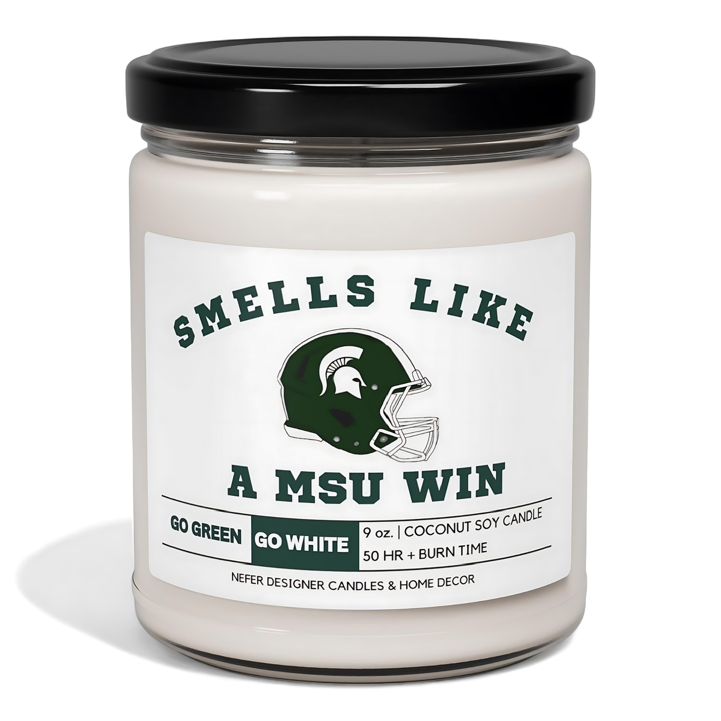 Smells Like a MSU Win - Michigan State Lucky Game Day Candle
