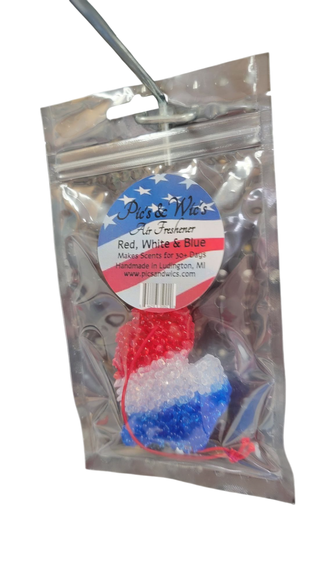 Red, White & Blue - Michigan Mitten Air Freshener