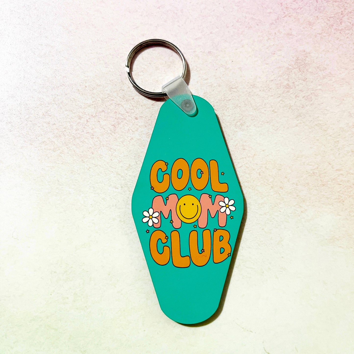 Motel Style Keychain, Cool Mom Club