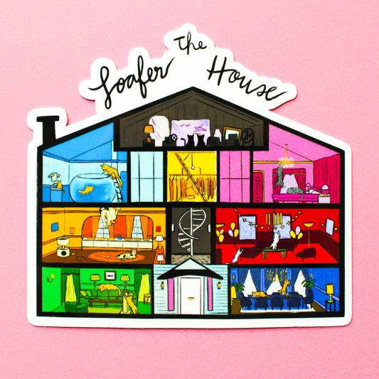 SwiftieCat- The Loafer House Jumbo Vinyl Sticker