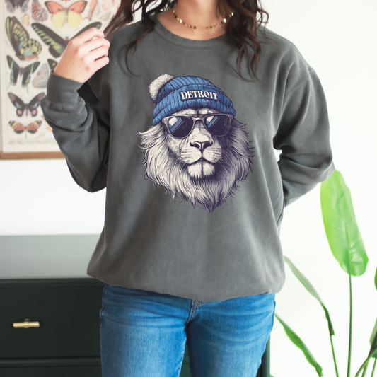 Detroit Beanie Lion