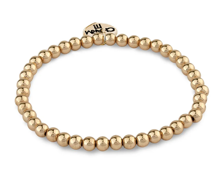 Gold Bead Bracelet