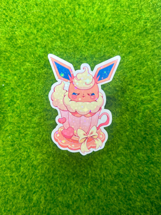 Teacup Sticker Fire