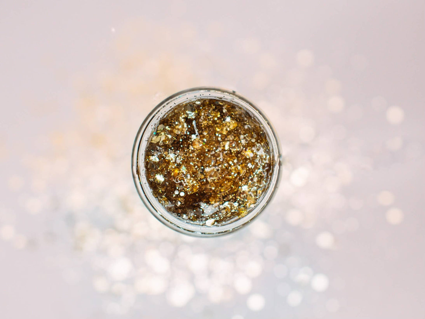 Platinum Gold Face Glitter