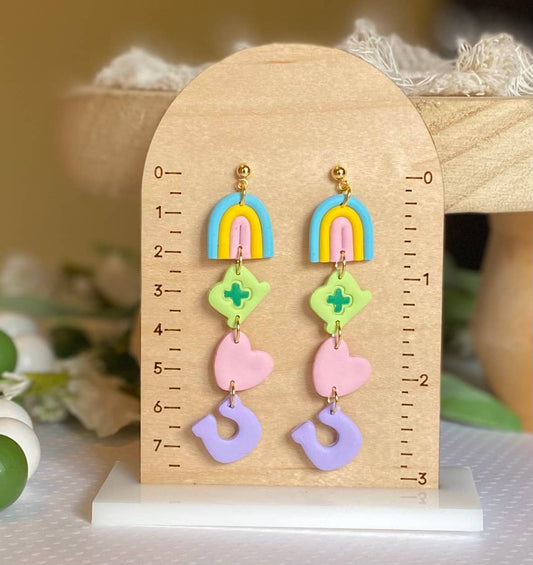 Lucky Charms Clay Earrings