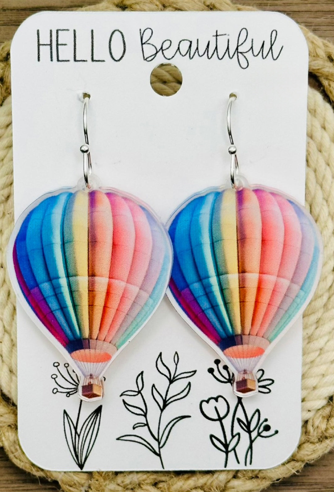 Hot Air Balloon Earrings