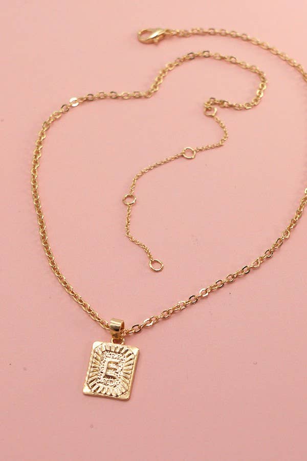 Delicate Initial Pendant