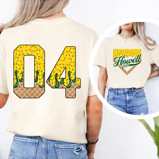 School Spirit Baseball Drip