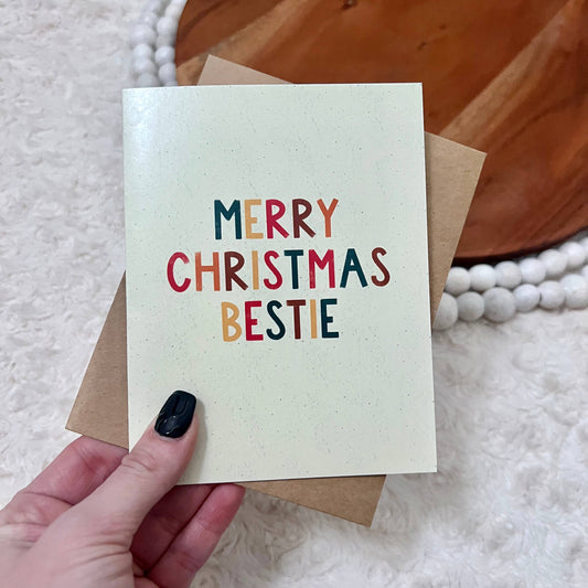 Merry Christmas Bestie - Christmas Card