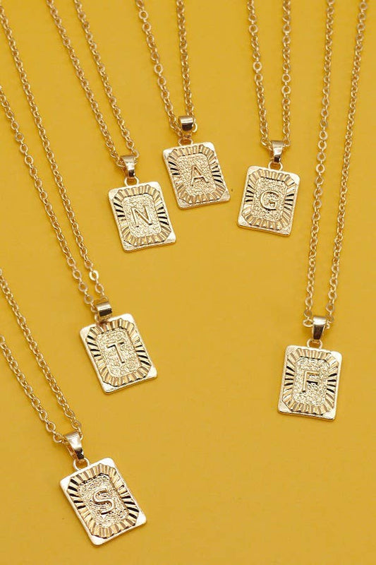 Delicate Initial Pendant