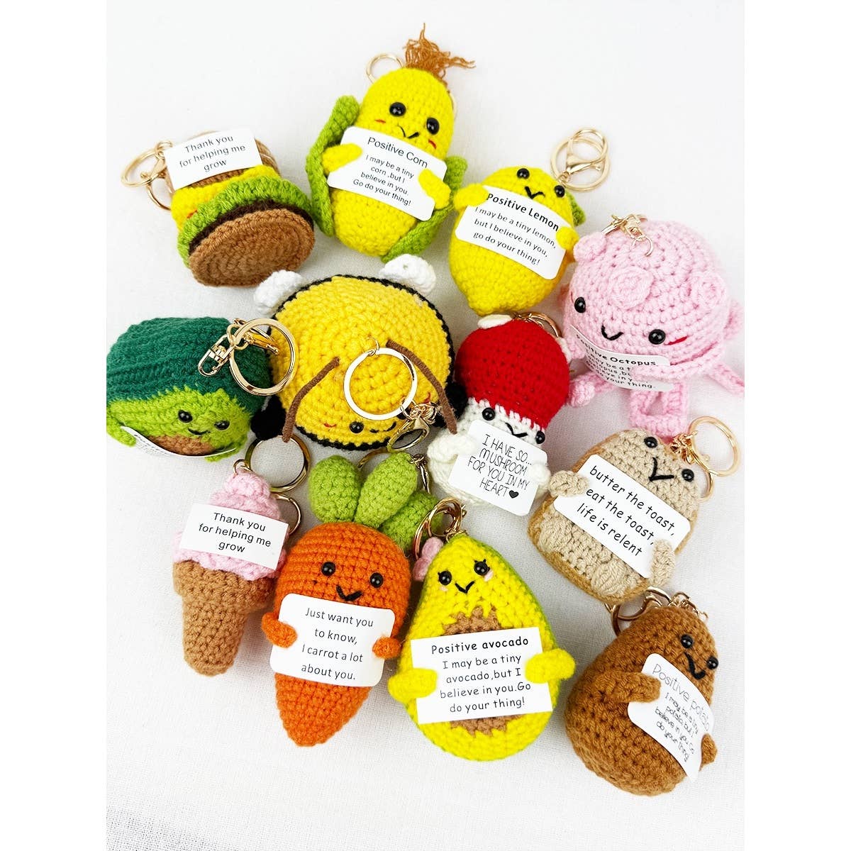 Crochet Animal Keychain