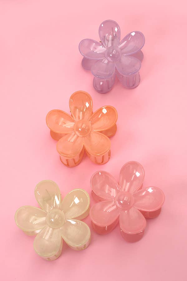 Oversized Flower Claw Clip