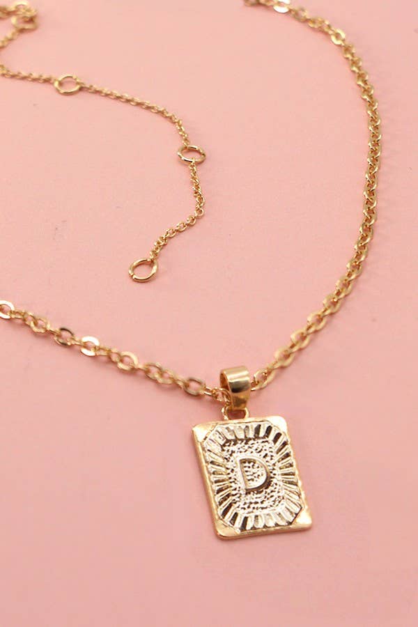 Delicate Initial Pendant