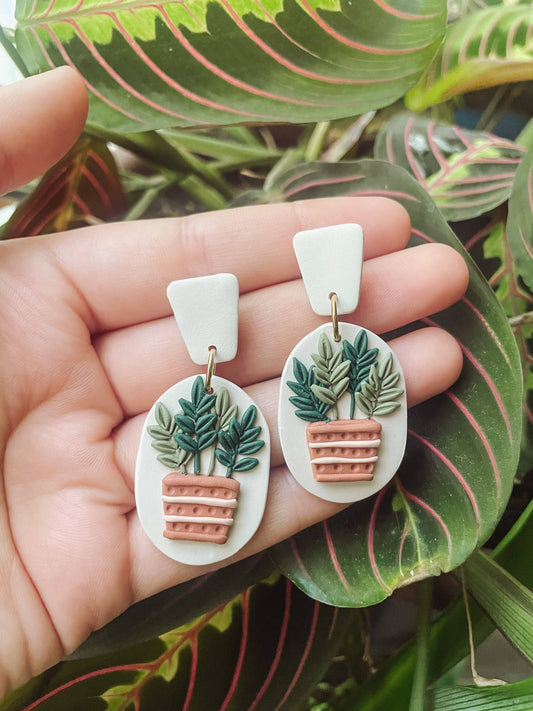 Potted Plant 2 Earrings