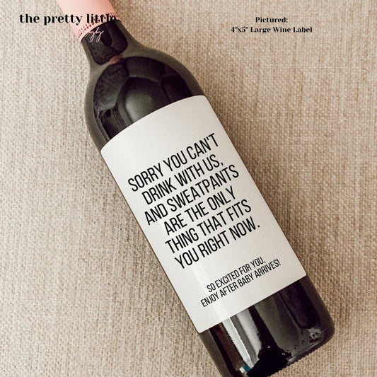 New Baby Wine Label