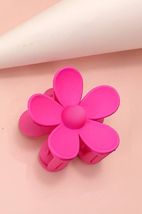 Oversized Flower Claw Clip