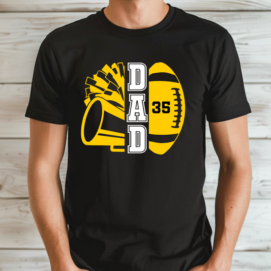 Custom Cheer and Football Dad