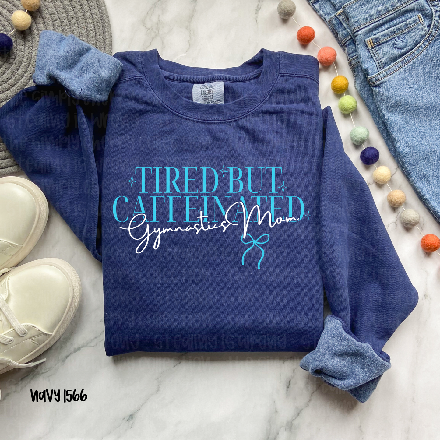 Tired but Caffeinated Gymnastics Mom