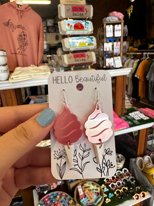 Cotton Candy Dangles