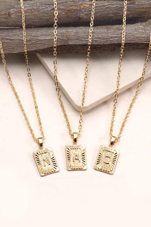 Delicate Initial Pendant