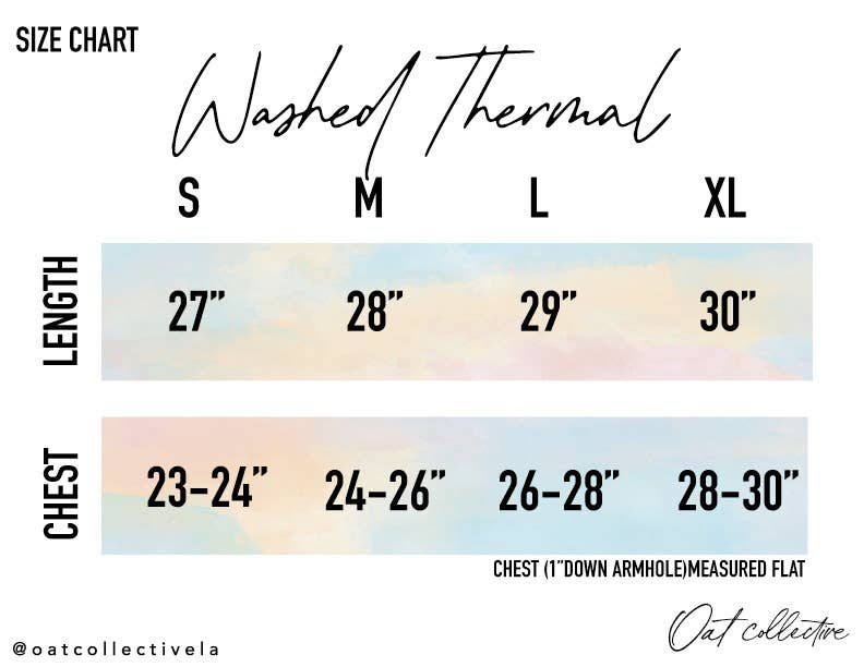 Gingerbread Thermal Vintage Pullover