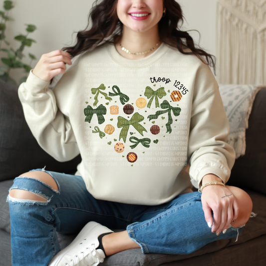 Girl Scout Cookie Heart