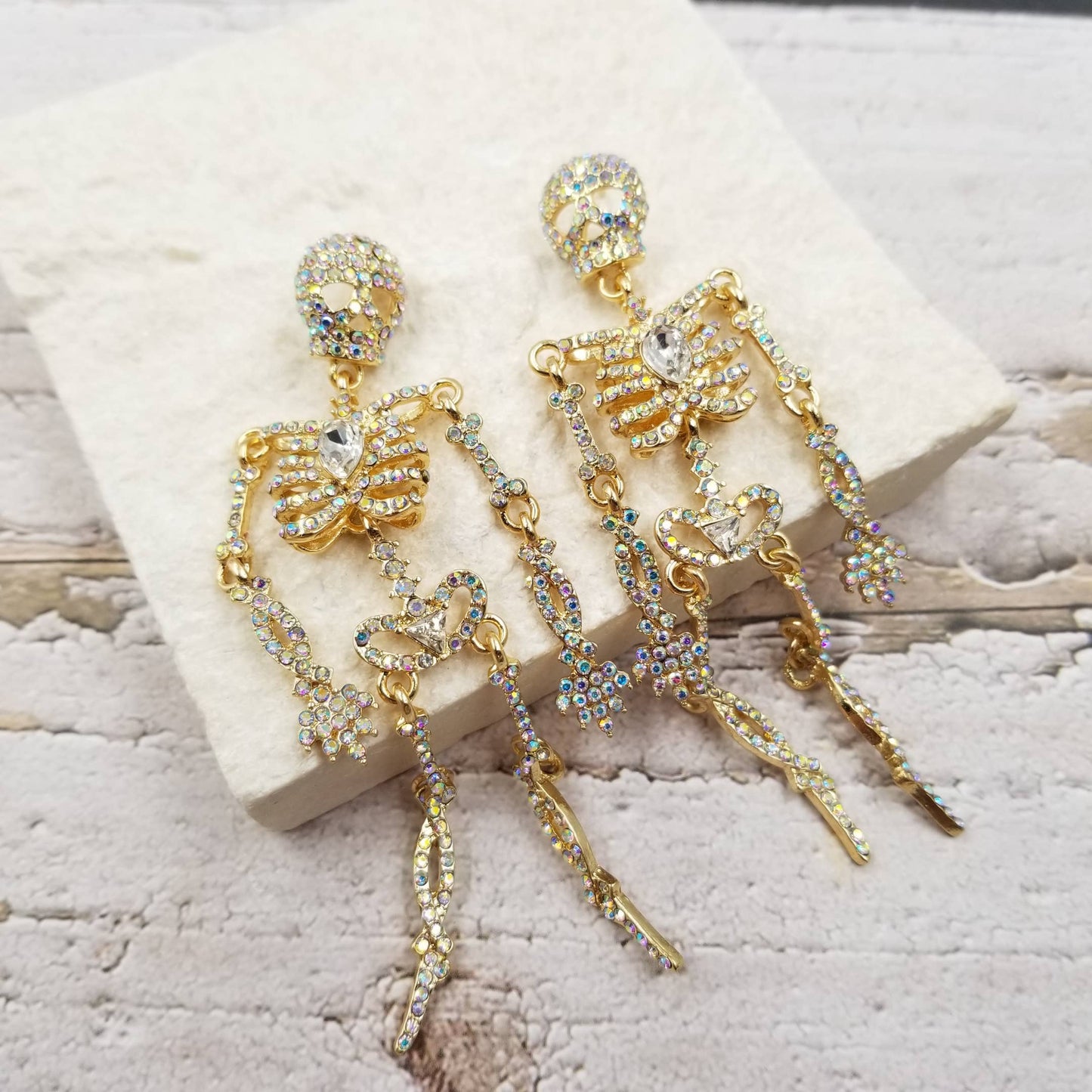 Skull Body Earrings