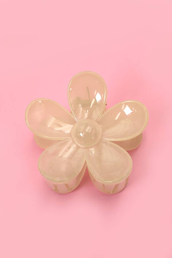 Oversized Flower Claw Clip