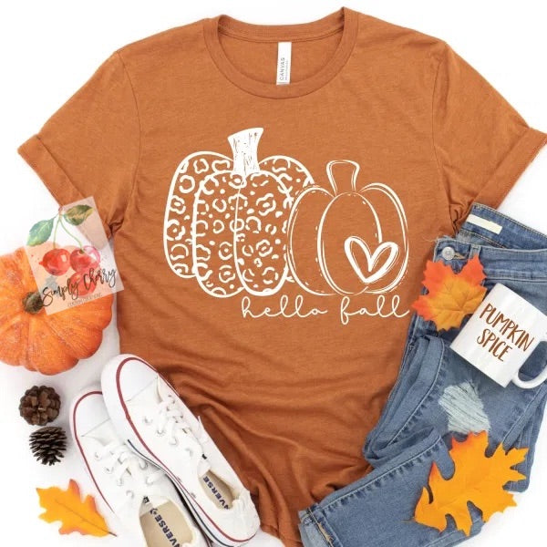 Hello Fall Pumpkins
