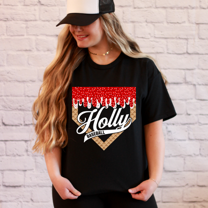 School Spirit Baseball Drip