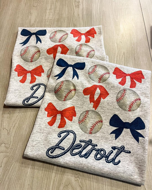 Detroit Baseball Bows