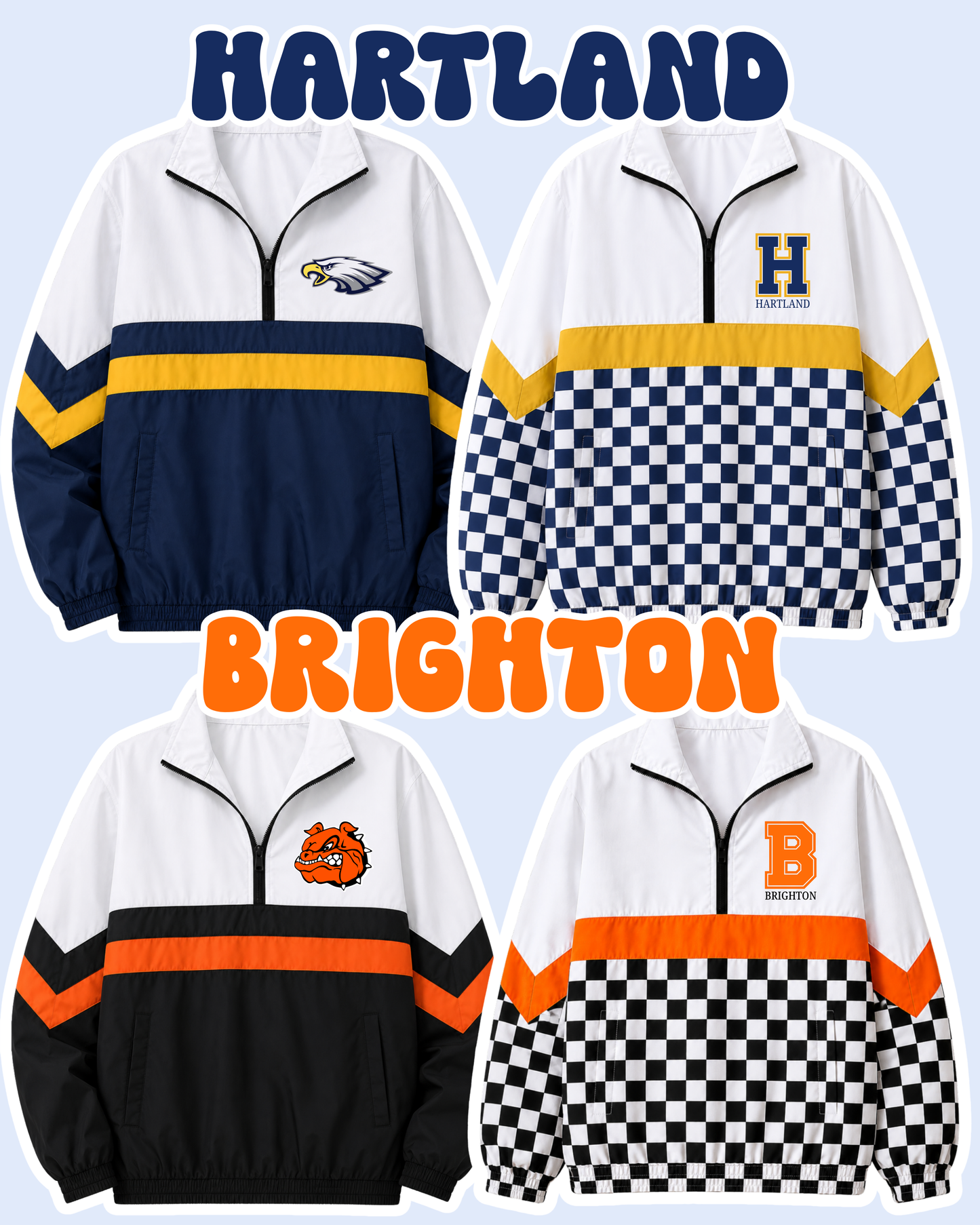 School Spirit Windbreakers