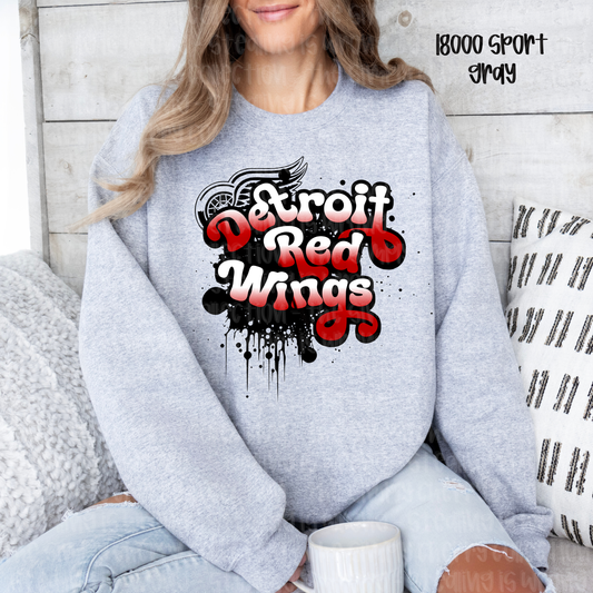 Detroit Red Wings Graffiti