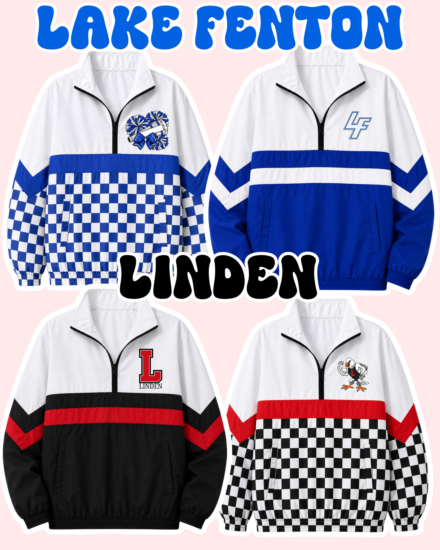 School Spirit Windbreakers
