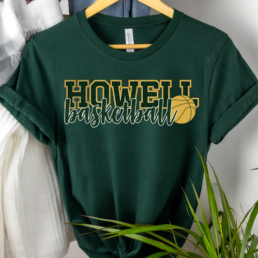 Howell Basketball Faux Glitter