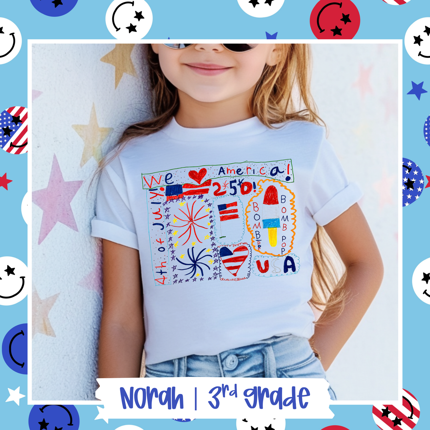Kids 4th of July Shirt Contest
