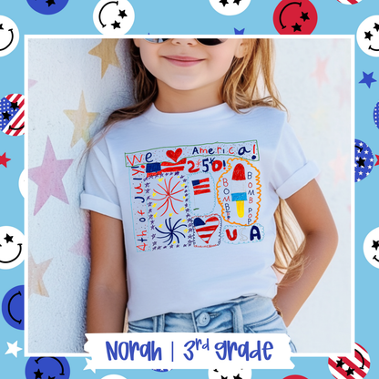 Kids 4th of July Shirt Contest