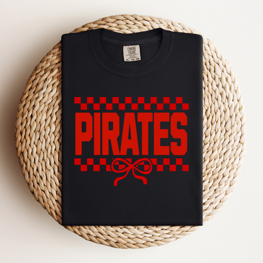 Pirates Checkered Bow