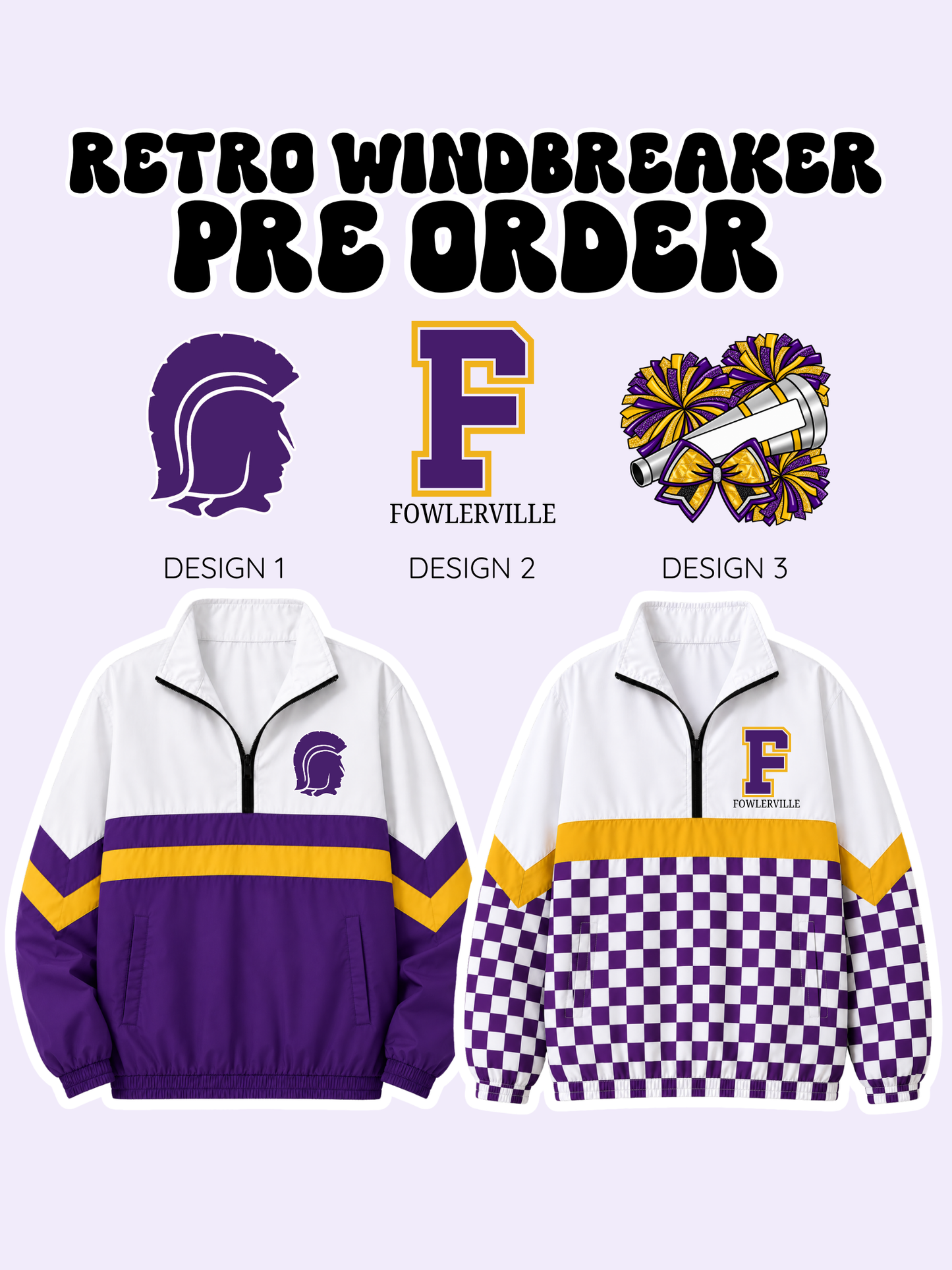 School Spirit Windbreakers